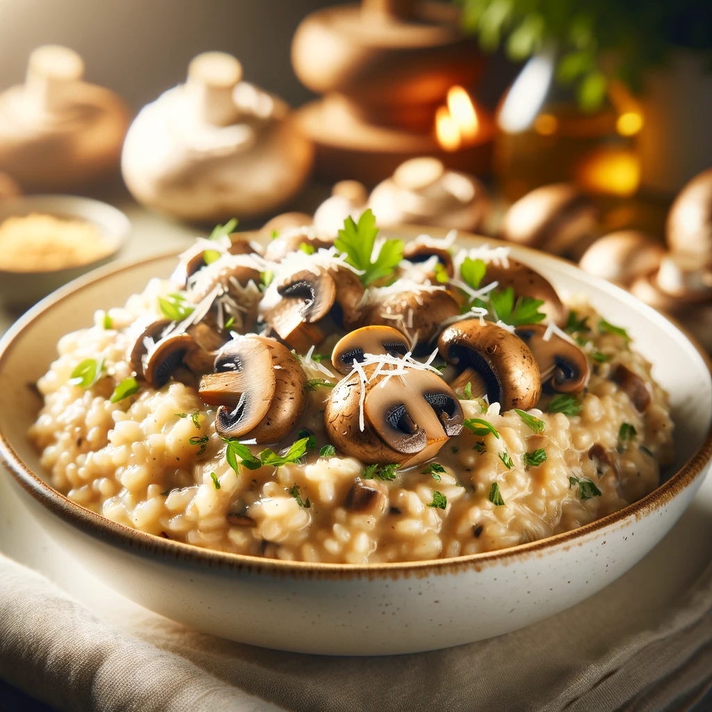 Creamy Mushroom Risotto